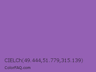 CIELCh 49.444,51.779,315.139 Color Image