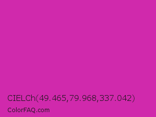 CIELCh 49.465,79.968,337.042 Color Image