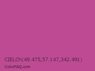 CIELCh 49.475,57.147,342.491 Color Image