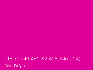 CIELCh 49.481,82.498,346.214 Color Image