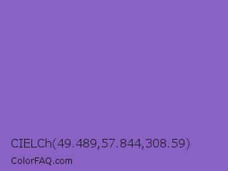 CIELCh 49.489,57.844,308.59 Color Image