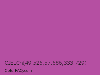 CIELCh 49.526,57.686,333.729 Color Image
