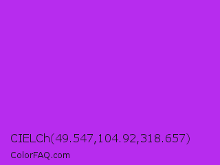CIELCh 49.547,104.92,318.657 Color Image