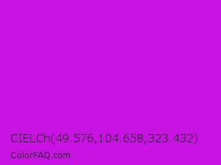 CIELCh 49.576,104.658,323.432 Color Image