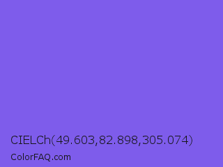 CIELCh 49.603,82.898,305.074 Color Image