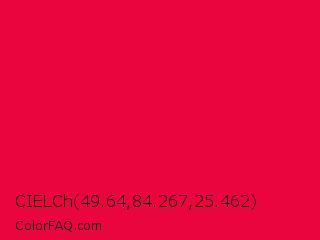 CIELCh 49.64,84.267,25.462 Color Image