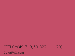 CIELCh 49.719,50.322,11.129 Color Image