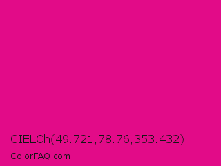 CIELCh 49.721,78.76,353.432 Color Image