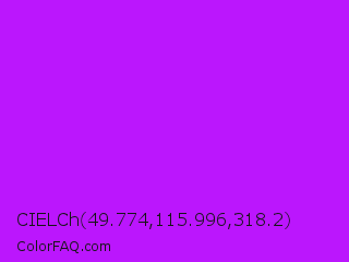 CIELCh 49.774,115.996,318.2 Color Image
