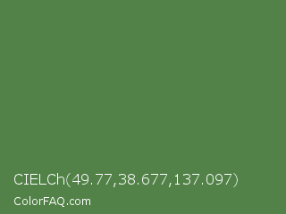 CIELCh 49.77,38.677,137.097 Color Image