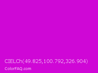 CIELCh 49.825,100.792,326.904 Color Image