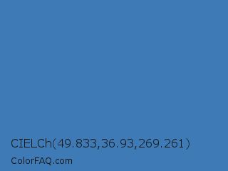 CIELCh 49.833,36.93,269.261 Color Image