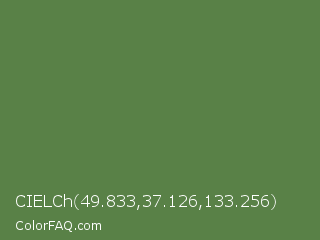 CIELCh 49.833,37.126,133.256 Color Image