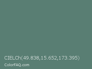 CIELCh 49.838,15.652,173.395 Color Image