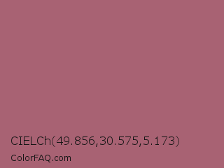 CIELCh 49.856,30.575,5.173 Color Image