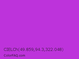 CIELCh 49.859,94.3,322.048 Color Image