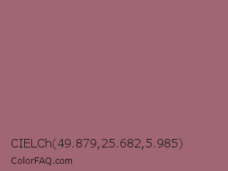 CIELCh 49.879,25.682,5.985 Color Image