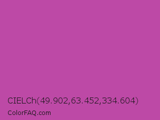 CIELCh 49.902,63.452,334.604 Color Image