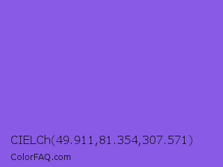 CIELCh 49.911,81.354,307.571 Color Image