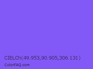 CIELCh 49.953,90.905,306.131 Color Image