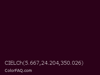 CIELCh 5.667,24.204,350.026 Color Image
