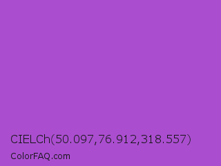 CIELCh 50.097,76.912,318.557 Color Image