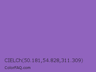 CIELCh 50.181,54.828,311.309 Color Image