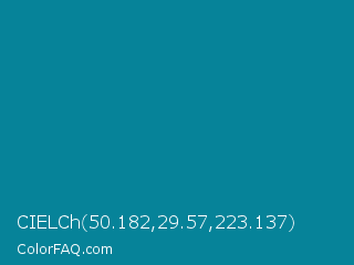 CIELCh 50.182,29.57,223.137 Color Image