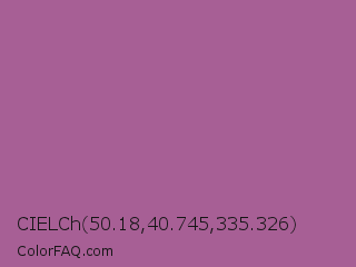 CIELCh 50.18,40.745,335.326 Color Image
