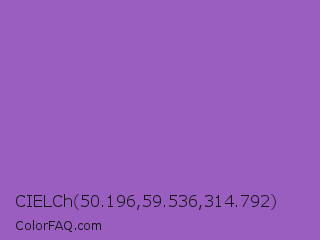 CIELCh 50.196,59.536,314.792 Color Image