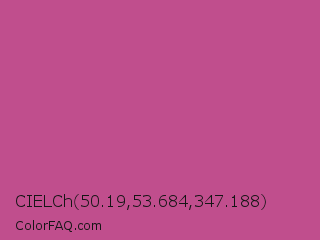 CIELCh 50.19,53.684,347.188 Color Image
