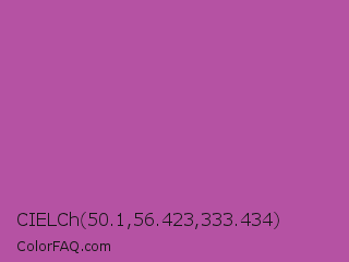 CIELCh 50.1,56.423,333.434 Color Image
