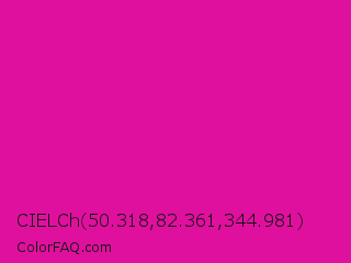 CIELCh 50.318,82.361,344.981 Color Image