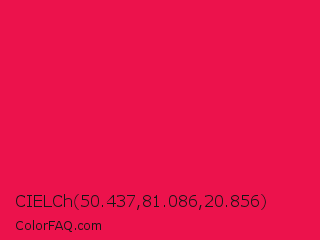 CIELCh 50.437,81.086,20.856 Color Image
