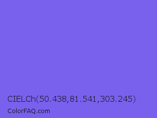 CIELCh 50.438,81.541,303.245 Color Image