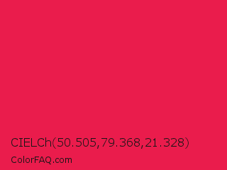 CIELCh 50.505,79.368,21.328 Color Image