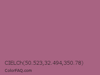 CIELCh 50.523,32.494,350.78 Color Image