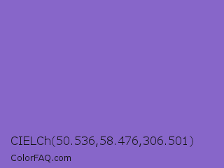 CIELCh 50.536,58.476,306.501 Color Image