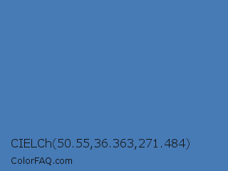 CIELCh 50.55,36.363,271.484 Color Image