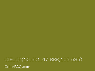CIELCh 50.601,47.888,105.685 Color Image