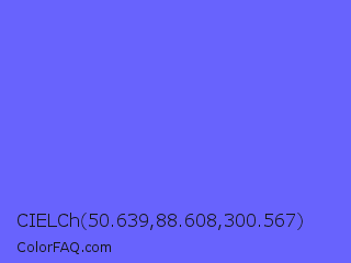 CIELCh 50.639,88.608,300.567 Color Image