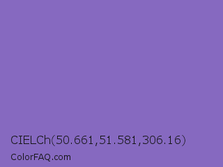 CIELCh 50.661,51.581,306.16 Color Image