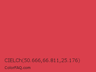 CIELCh 50.666,66.811,25.176 Color Image