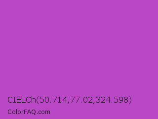 CIELCh 50.714,77.02,324.598 Color Image