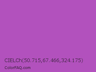 CIELCh 50.715,67.466,324.175 Color Image