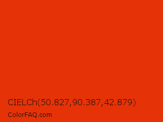CIELCh 50.827,90.387,42.879 Color Image