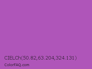 CIELCh 50.82,63.204,324.131 Color Image