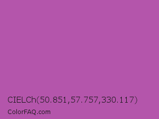 CIELCh 50.851,57.757,330.117 Color Image