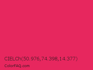 CIELCh 50.976,74.398,14.377 Color Image