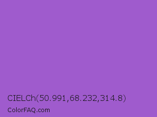 CIELCh 50.991,68.232,314.8 Color Image